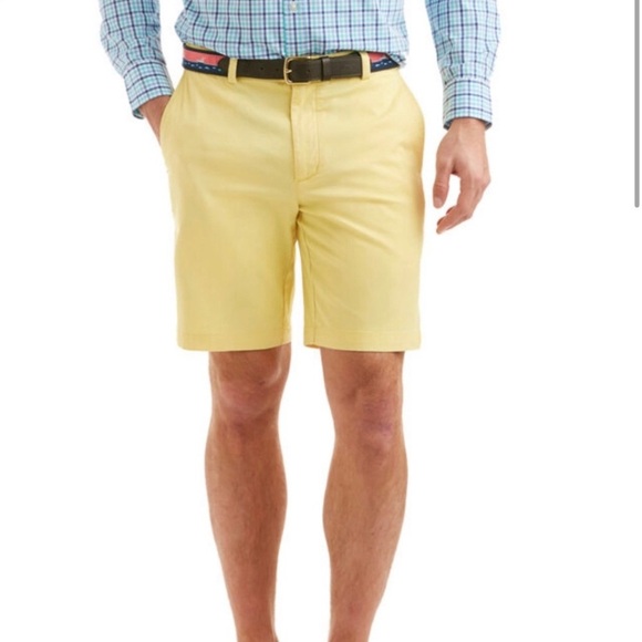 Vineyard Vines Club Shorts Yellow Size 32. HH - Picture 1 of 6
